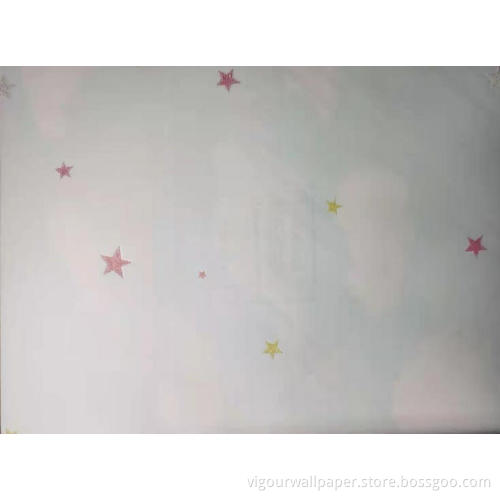 kids design wallpaper star design children room decoration